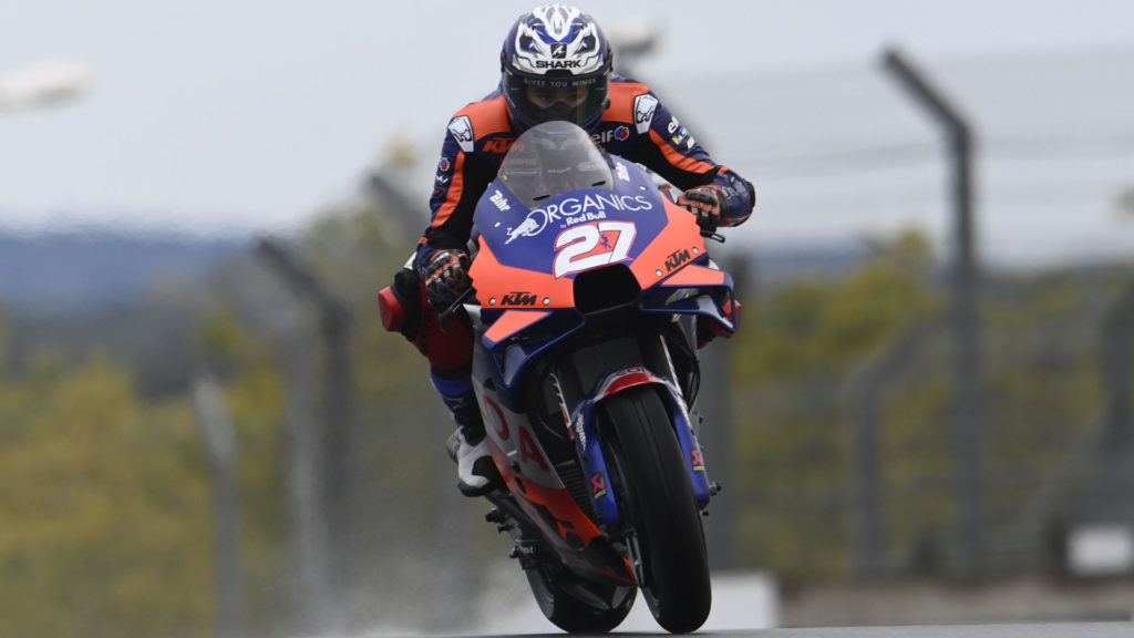 Iker Lecuona (27). Photo courtesy Red Bull KTM Tech3.