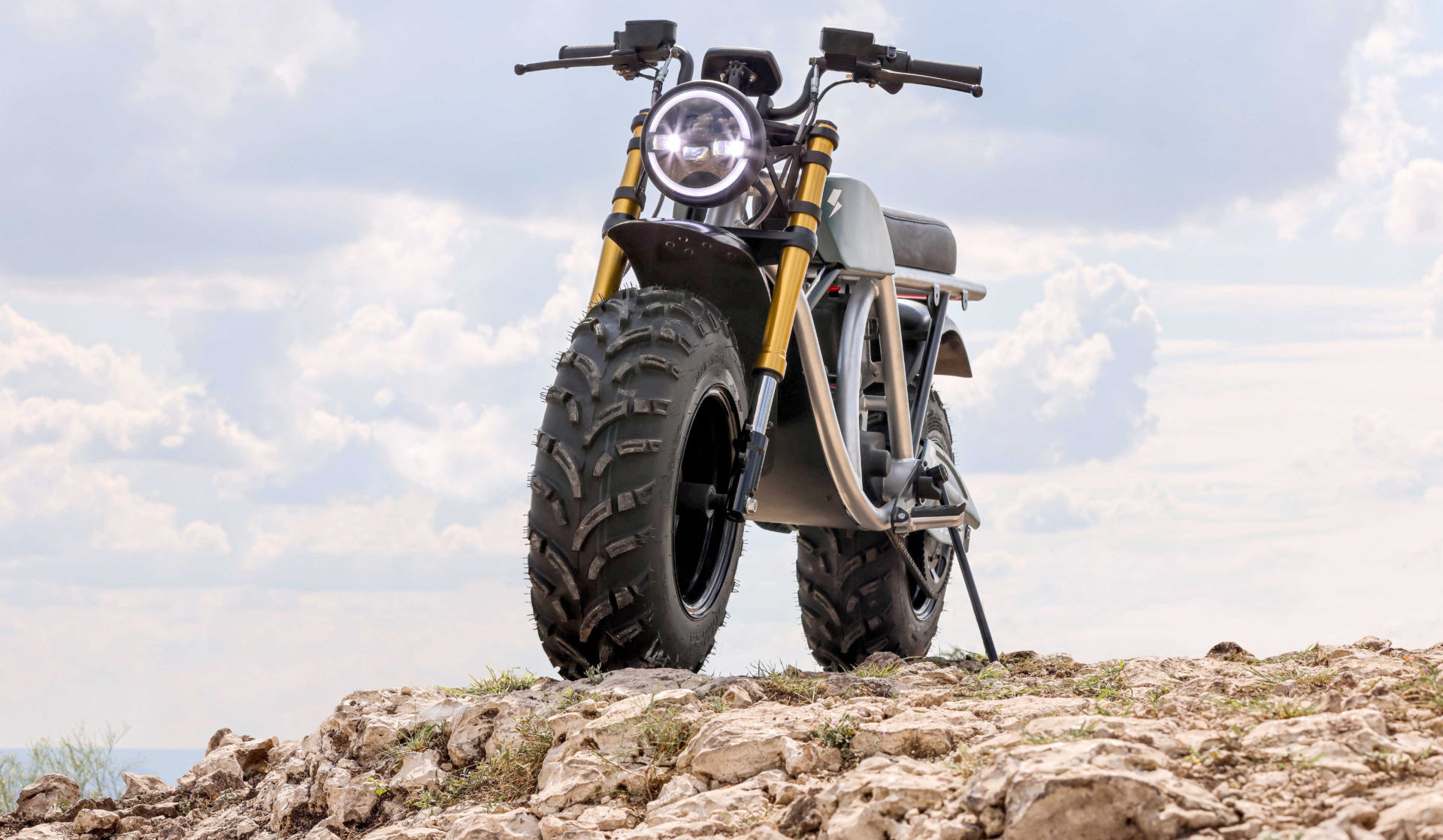 The Volcon Grunt, a new electric off-road motorcycle. Photo courtesy Volcon.