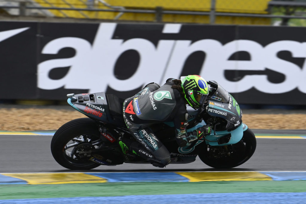 Franco Morbidelli (21). Photo courtesy PETRONAS Yamaha SRT.