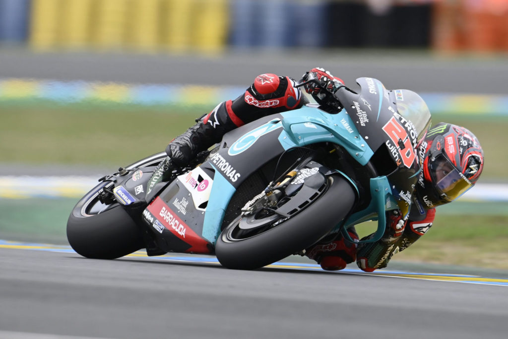 Fabio Quartararo (20). Photo courtesy PETRONAS Yamaha SRT.