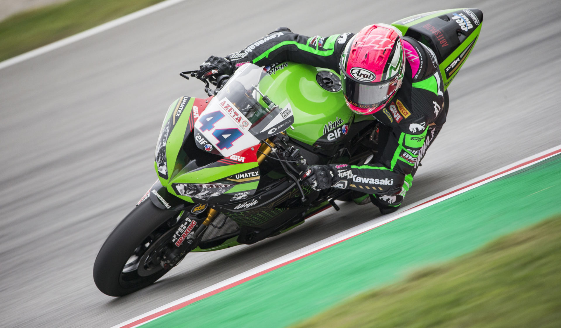 Lucas Mahias (44). Photo courtesy Kawasaki.