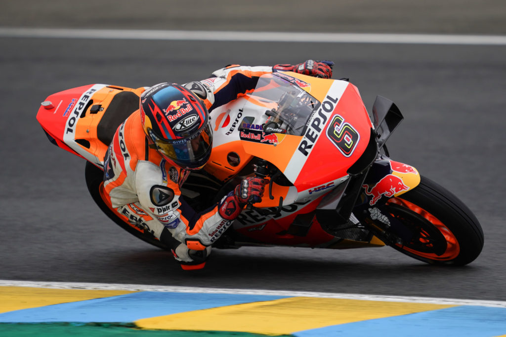 Stefan Bradl (6). Photo courtesy Repsol Honda.