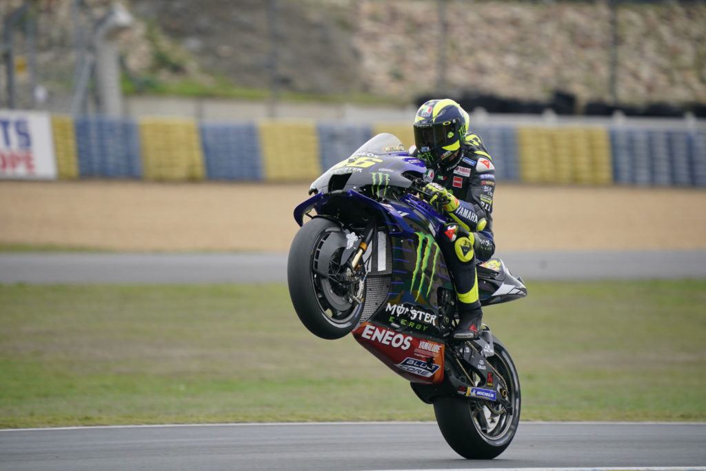 Valentino Rossi (46). Photo courtesy Monster Energy Yamaha.