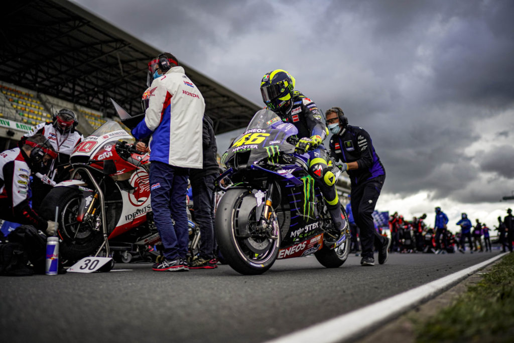 Valentino Rossi (46). Photo courtesy Yamaha.