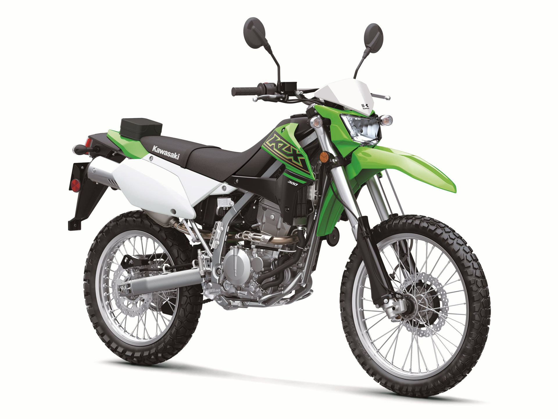 A 2021-model Kawasaki KLX300. Photo courtesy Kawasaki Motors Corp., U.S.A.