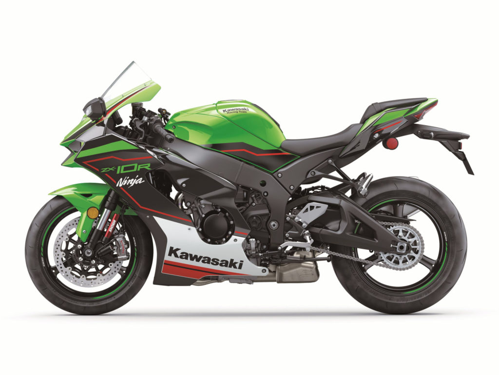 A 2021-model Kawasaki ZX-10R KRT Edition. Photo courtesy Kawasaki Motors Corp., U.S.A.