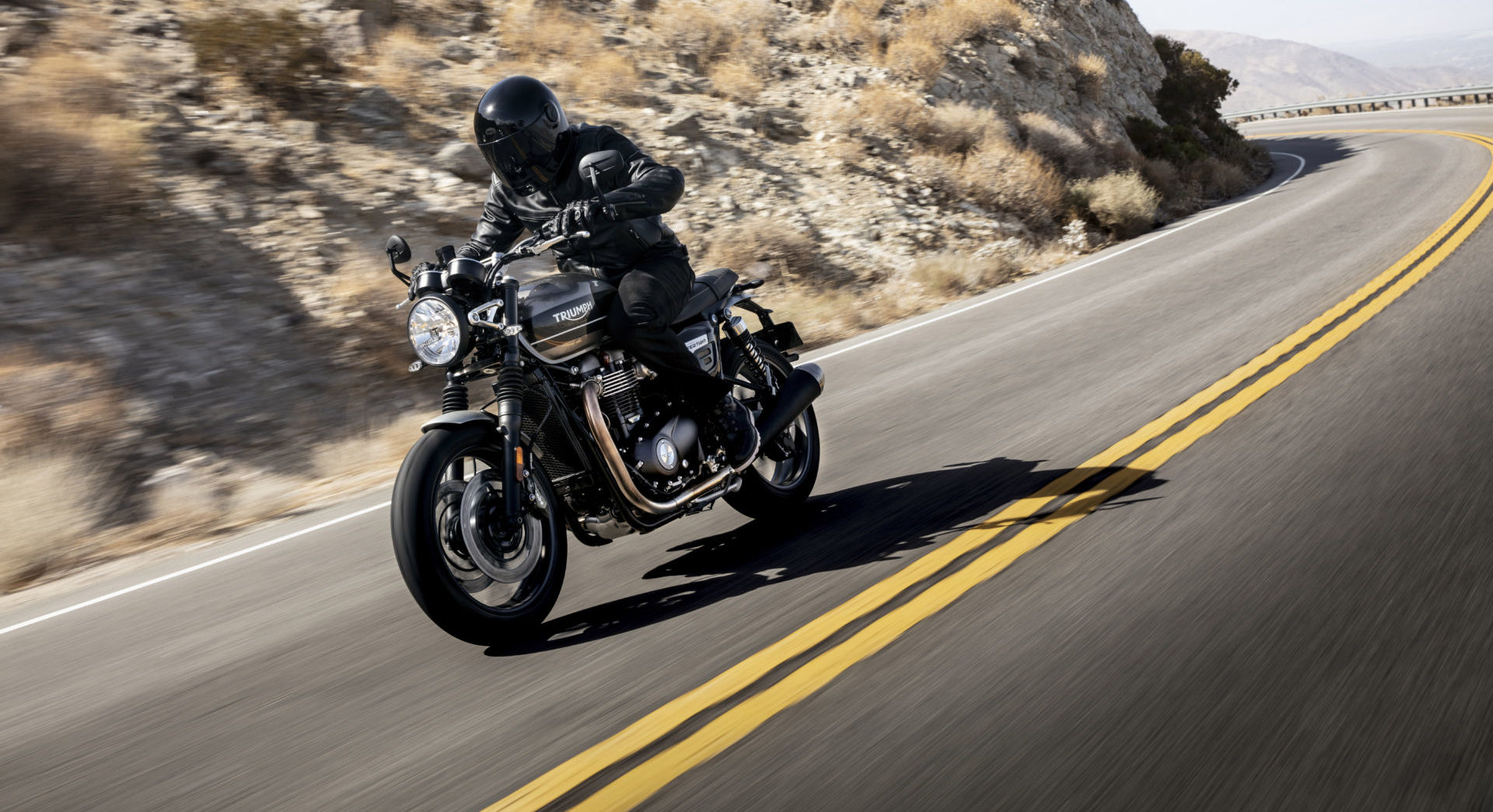 A 2019-model Triumph Speed Twin. Photo courtesy Triumph.