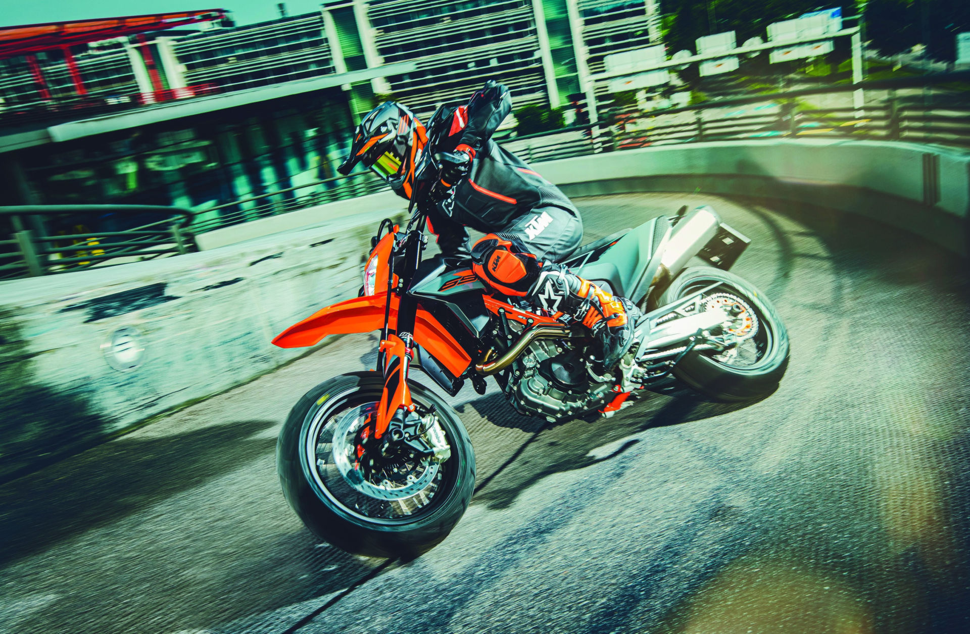 A 2021-model KTM 690 SMC R. Photo courtesy KTM.