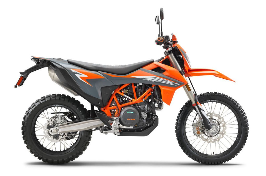 A 2021-model KTM 690 Enduro R. Photo courtesy KTM.