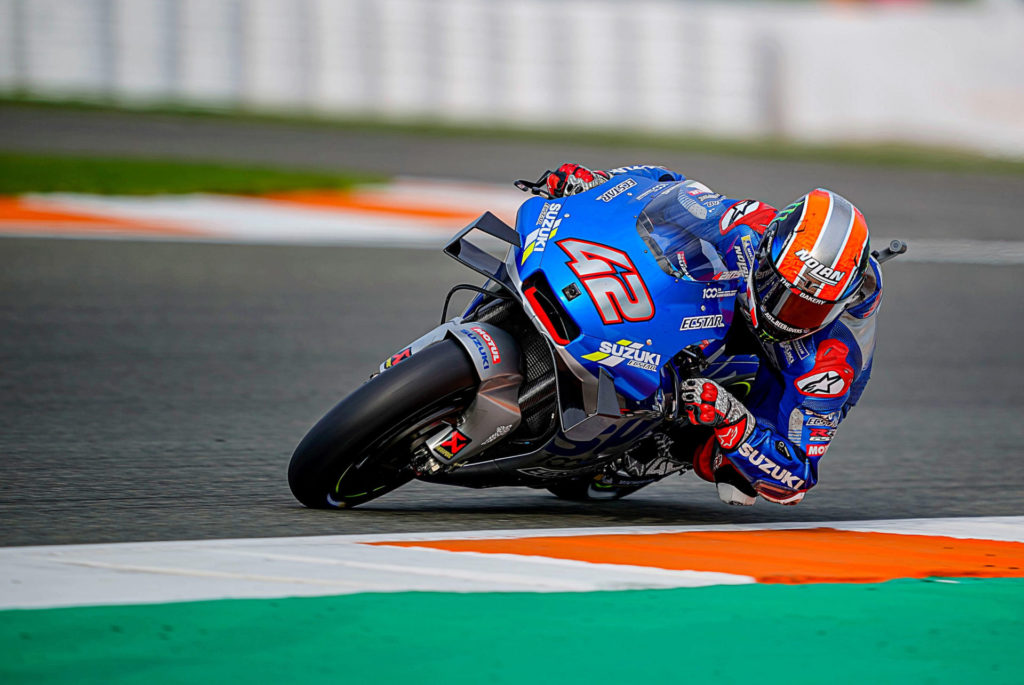 Alex Rins (42). Photo courtesy Team Suzuki ECSTAR.