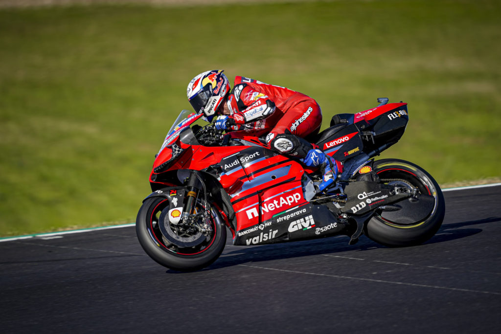 Andrea Dovizioso (04). Photo courtesy Ducati.