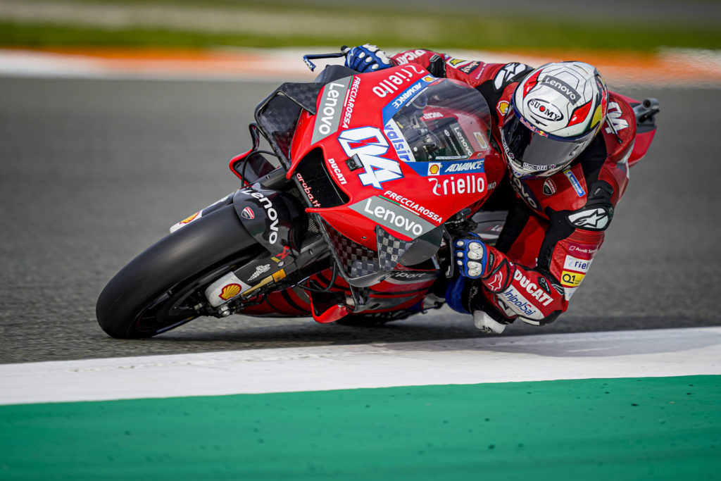 Andrea Dovizioso (04). Photo courtesy Ducati.