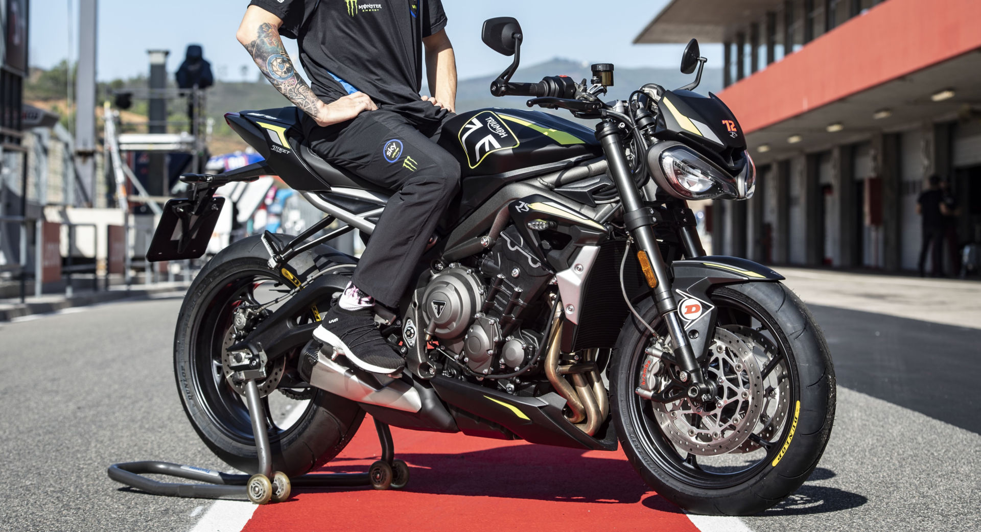 Triumph PTR Racing Team plans to base its British Supersport effort on the Triumph Street Triple RS. Photo courtesy Triumph.