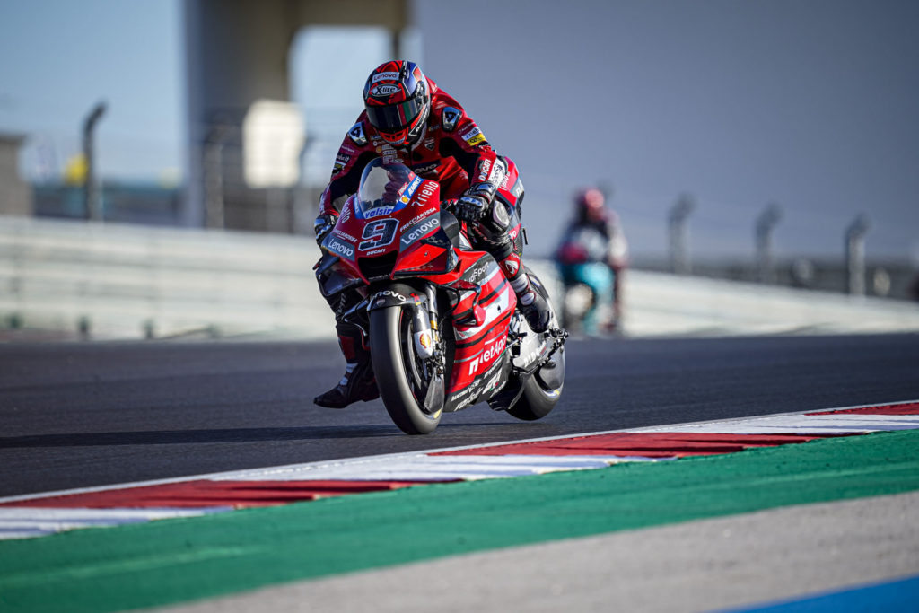 Danilo Petrucci (9). Photo courtesy Ducati.