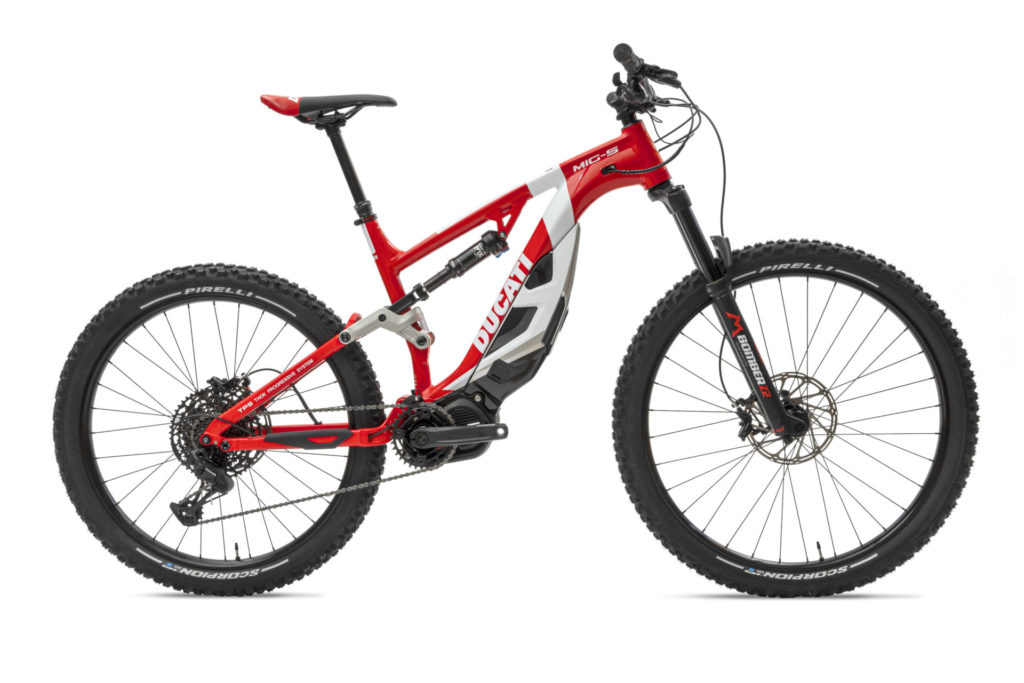 A Ducati MIG-S electric mountain bike. Photo courtesy Ducati.