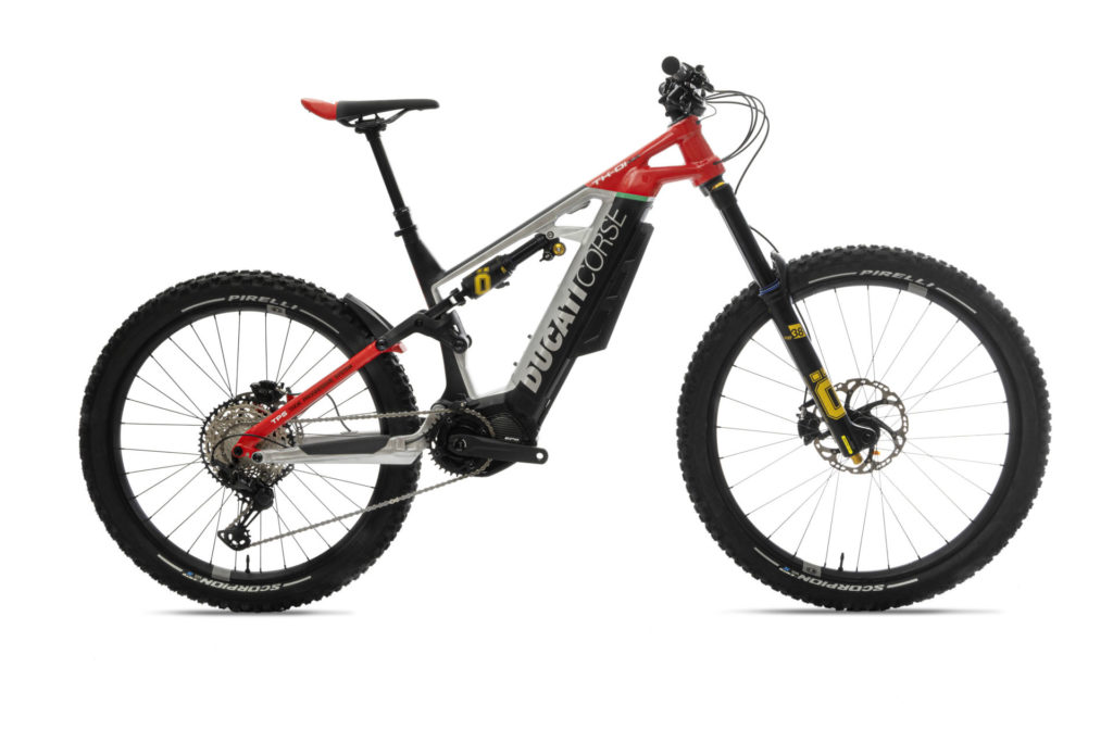 A Ducati TK-01RR electric mountain bike. Photo courtesy Ducati.