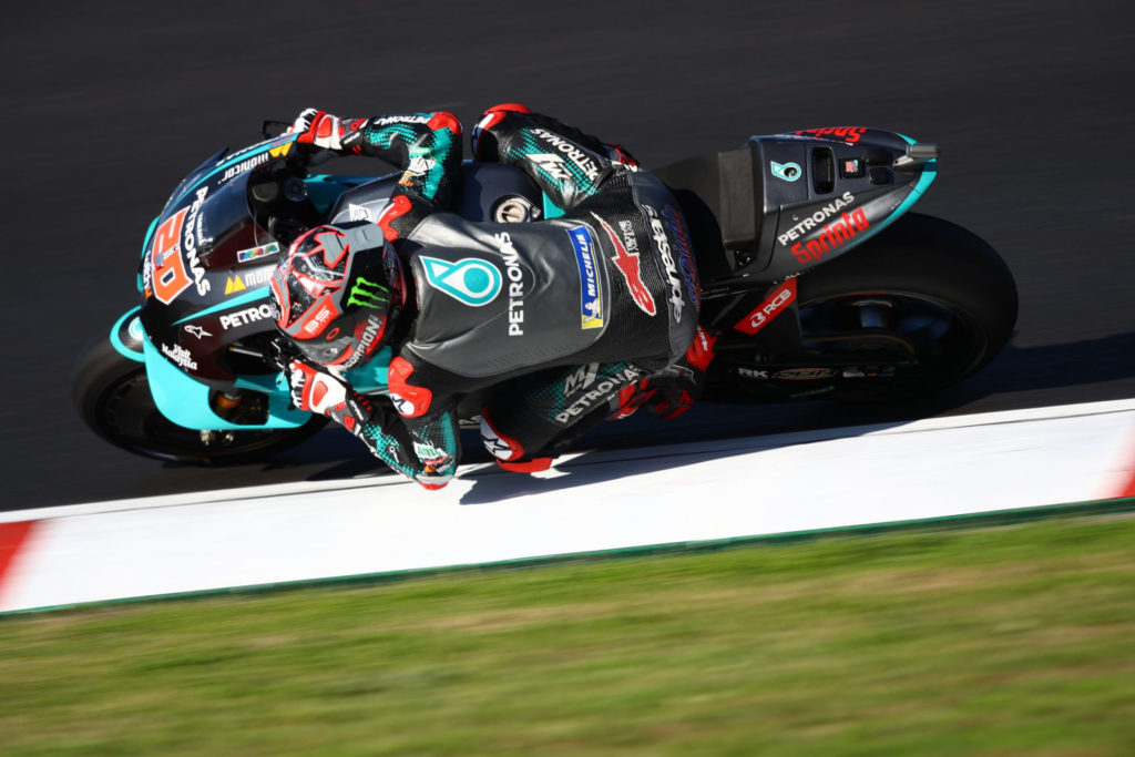 Fabio Quartararo (20). Photo courtesy PETRONAS Yamaha SRT.