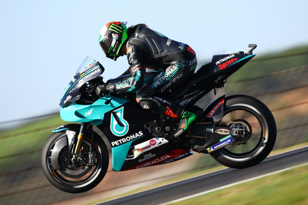 Franco Morbidelli (21). Photo courtesy PETRONAS Yamaha SRT.