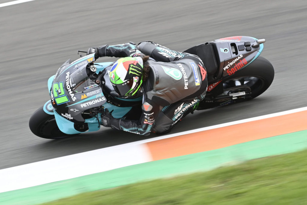 Franco Morbidelli (21). Photo courtesy PETRONAS Yamaha SRT.