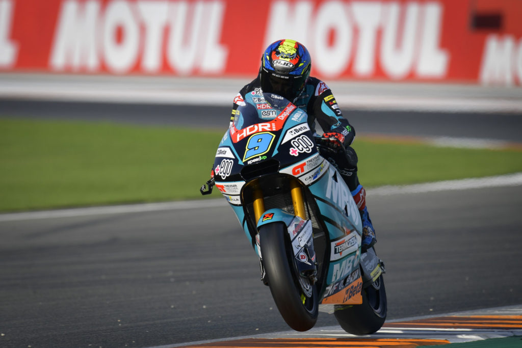 Jorge Navarro (9). Photo courtesy Dorna.