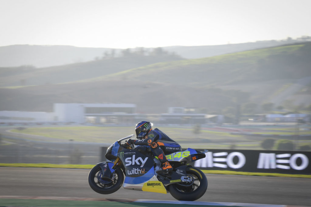 Luca Marini (10). Photo courtesy Dorna.