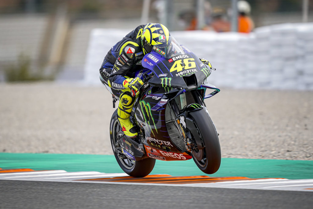 Valentino Rossi (46). Photo courtesy Monster Energy Yamaha.