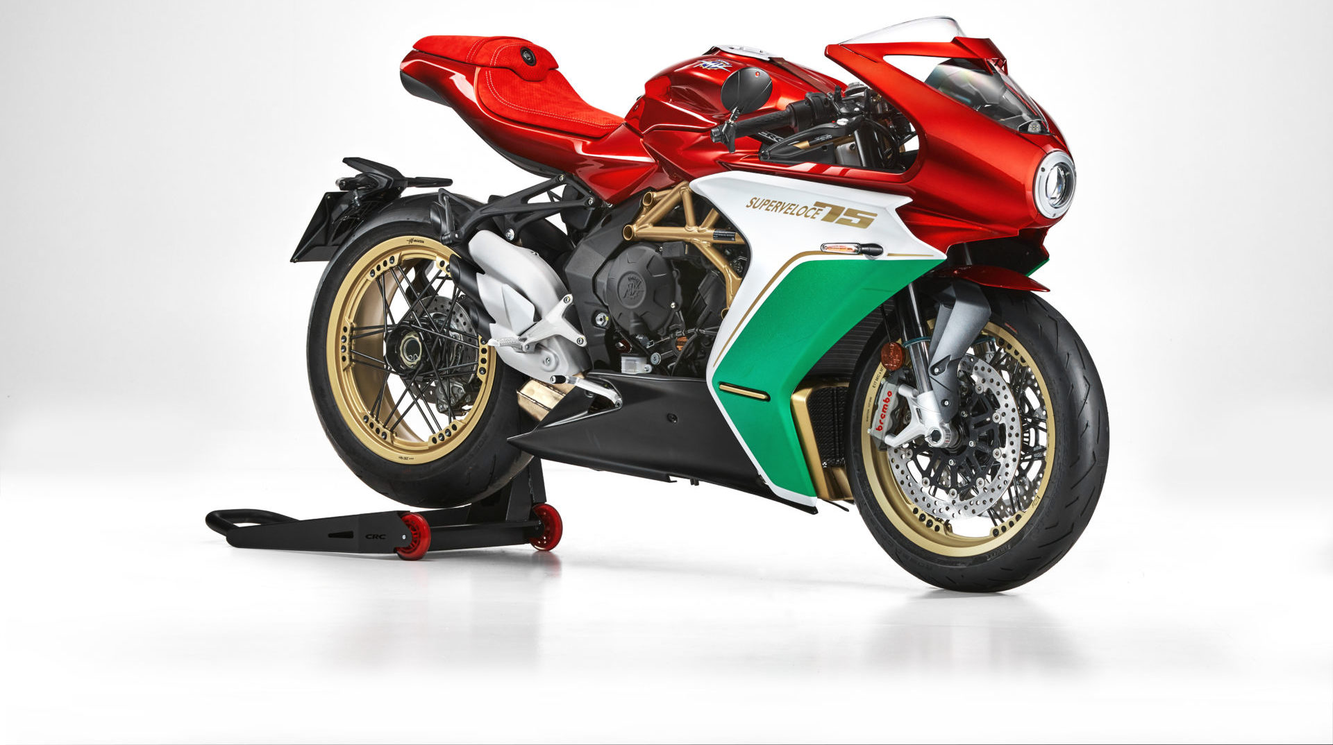 An MV Agusta Superveloce 75 Anniversario limited edition model. Photo courtesy MV Agusta.