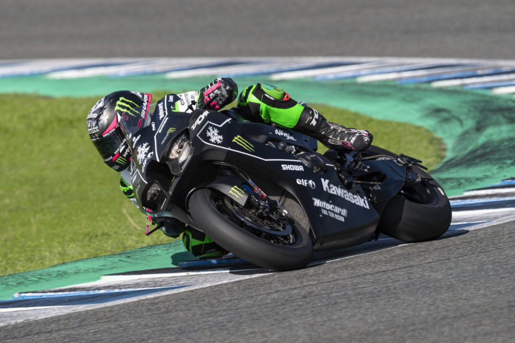 Alex Lowes on his new Kawasaki Ninja ZX-10RR. Photo courtesy Kawasaki.