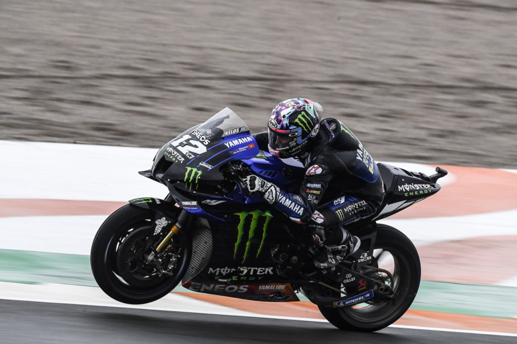 Maverick Vinales (12). Photo courtesy Monster Energy Yamaha.