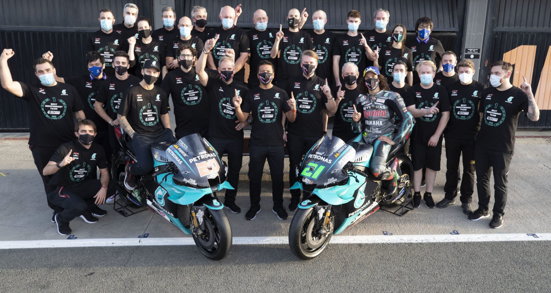 The PETRONAS Sepang Racing Team (SRT). Photo courtesy PETRONAS SRT.