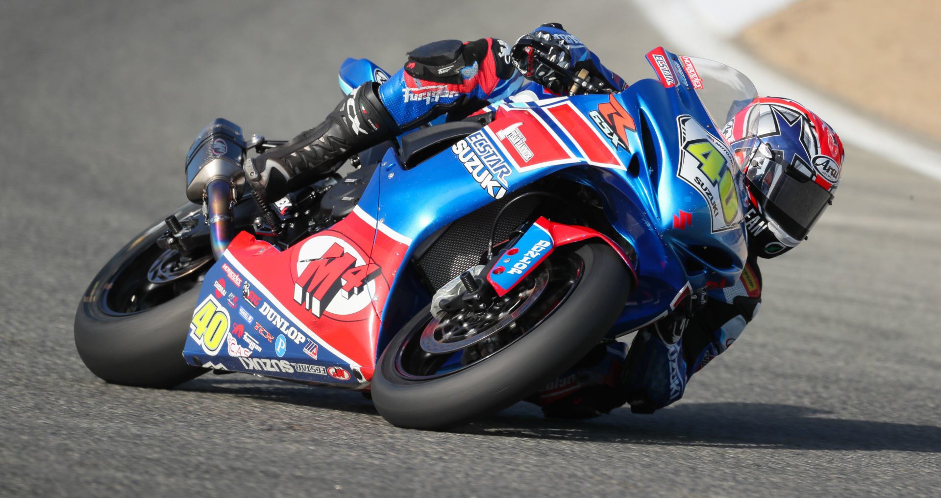 Sean Dylan Kelly (40) in action at Laguna Seca. Photo by Brian J. Nelson.