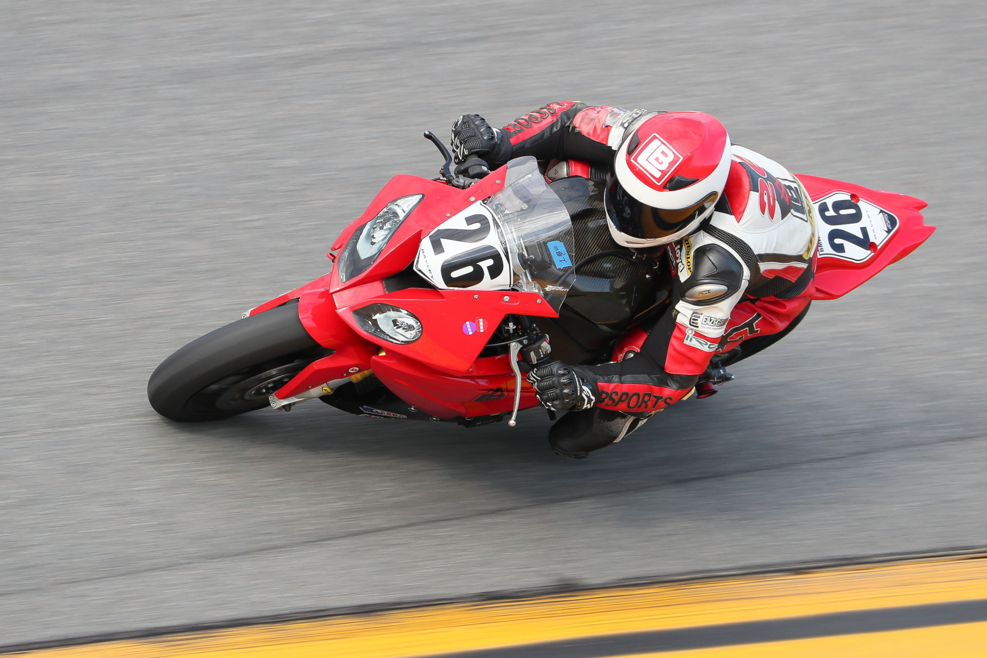 Lloyd Bayley (26) in action during the ASRA Team Challenge race at Daytona International Speedway in 2019. Photo by Brian J. Nelson.