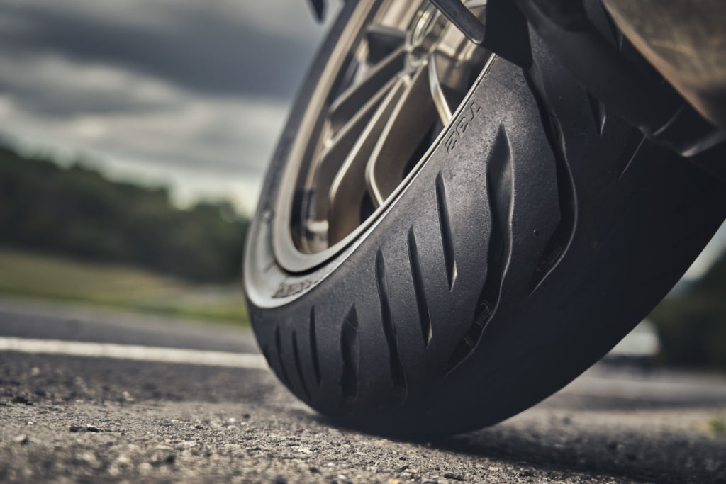 Bridgestone‘s new Battlax T32 tire. Photo courtesy Bridgestone.