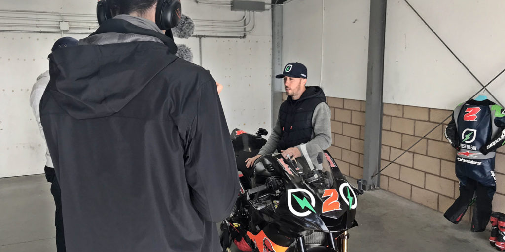 Former AMA Superbike Champion Josh Herrin was at Buttonwillow Raceway Park on Monday to attempt to set a world speed record for elbow-dragging. In an interview with Roadracing World, Herrin discussed the attempt, his 2020 results, his plans for 2021, and his advice for Cameron Beaubier as the reigning MotoAmerica Superbike Champion heads for Moto2. Photo by Michael Gougis.