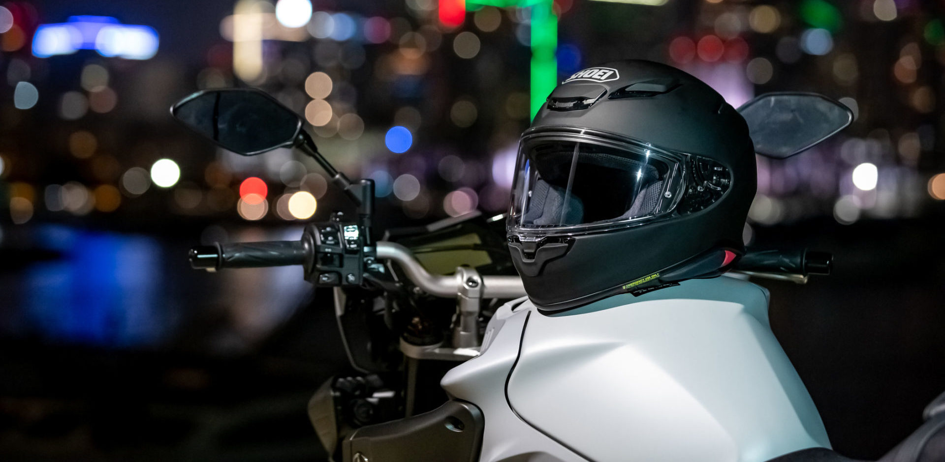 Shoei's all-new RF-1400 motorcycle helmet. Photo courtesy Shoei.