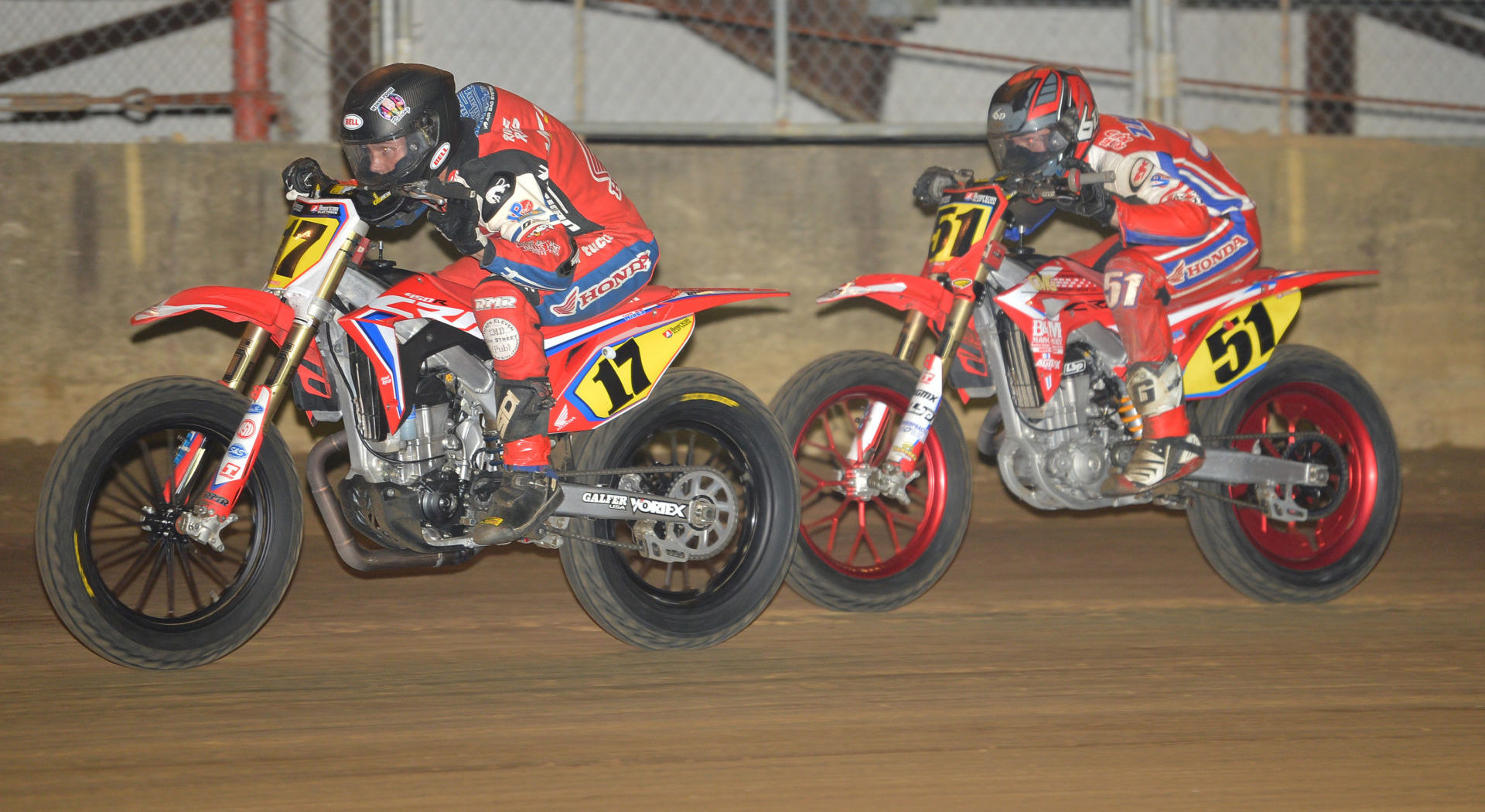 Henry Wiles (17), Cole Zabala (51), and Trevor Brunner (not pictured) will ride Turner Racing Honda CRF450R motorcycles in the 2021 AFT Singles Championship. Photo courtesy American Honda.