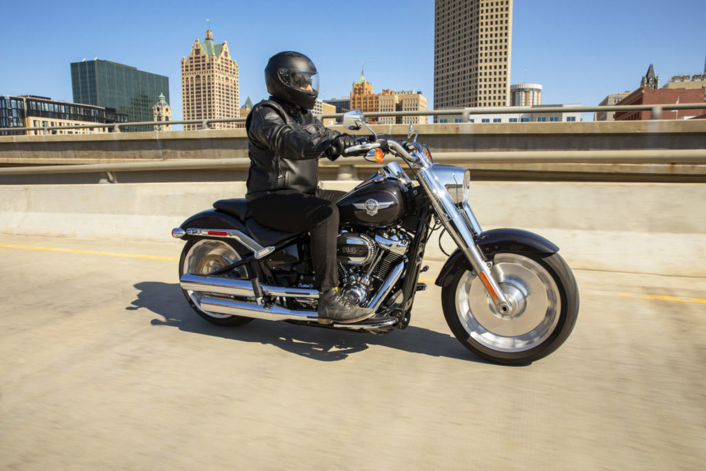 A 2021 Harley-Davidson Fat Boy 114. Photo courtesy Harley-Davidson.