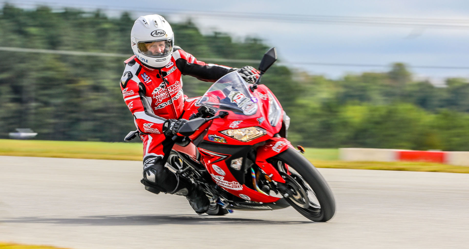 Roger Lyle at one of his Motorcycle Xcitement events at NCBike in North Carolina. Photo courtesy Motorcycle Xcitement Track Days and Schools.