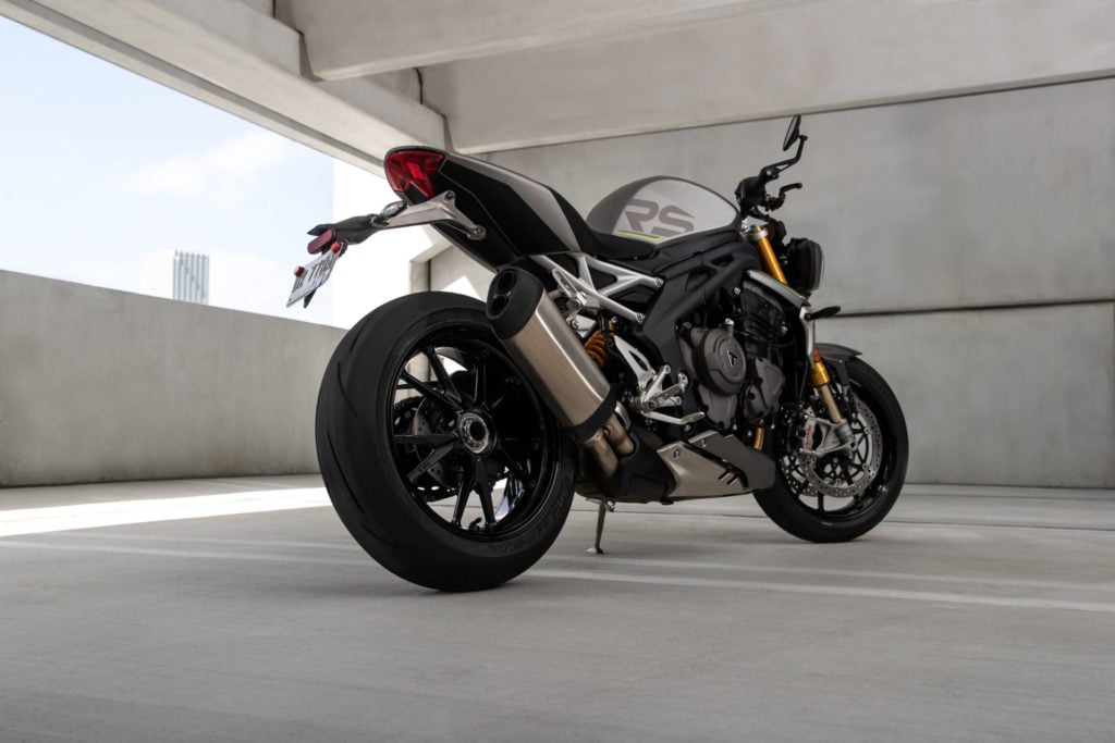 Triumph claims the new Speed Triple 1200 RS is the "best sounding Speed Triple ever." Photo courtesy Triumph.