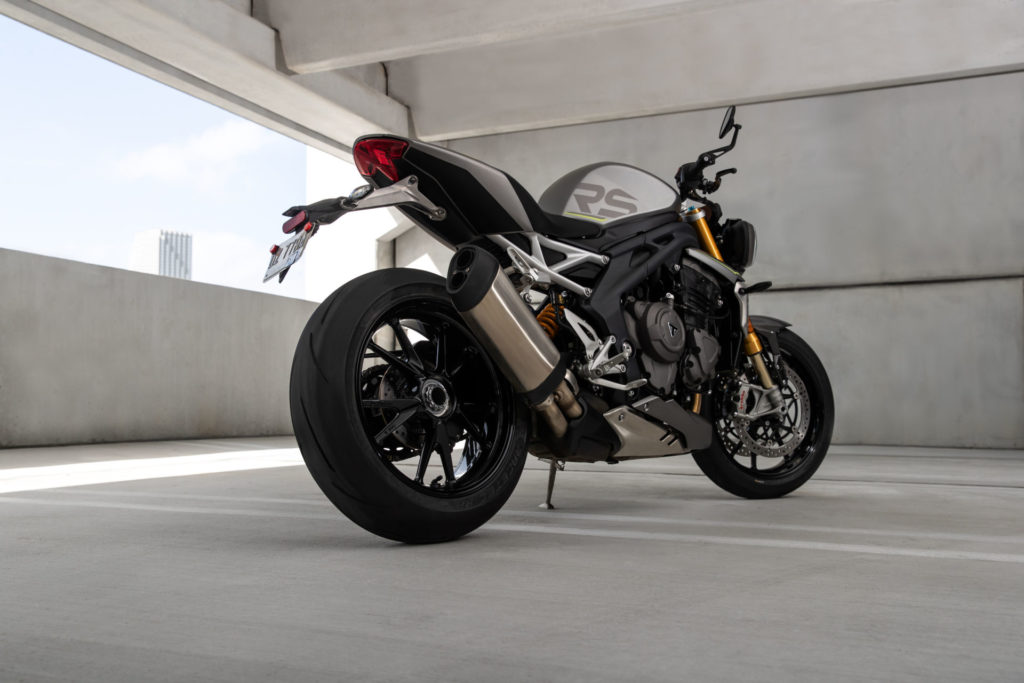 Triumph claims the new Speed Triple 1200 RS is the "best sounding Speed Triple ever." Photo courtesy Triumph.