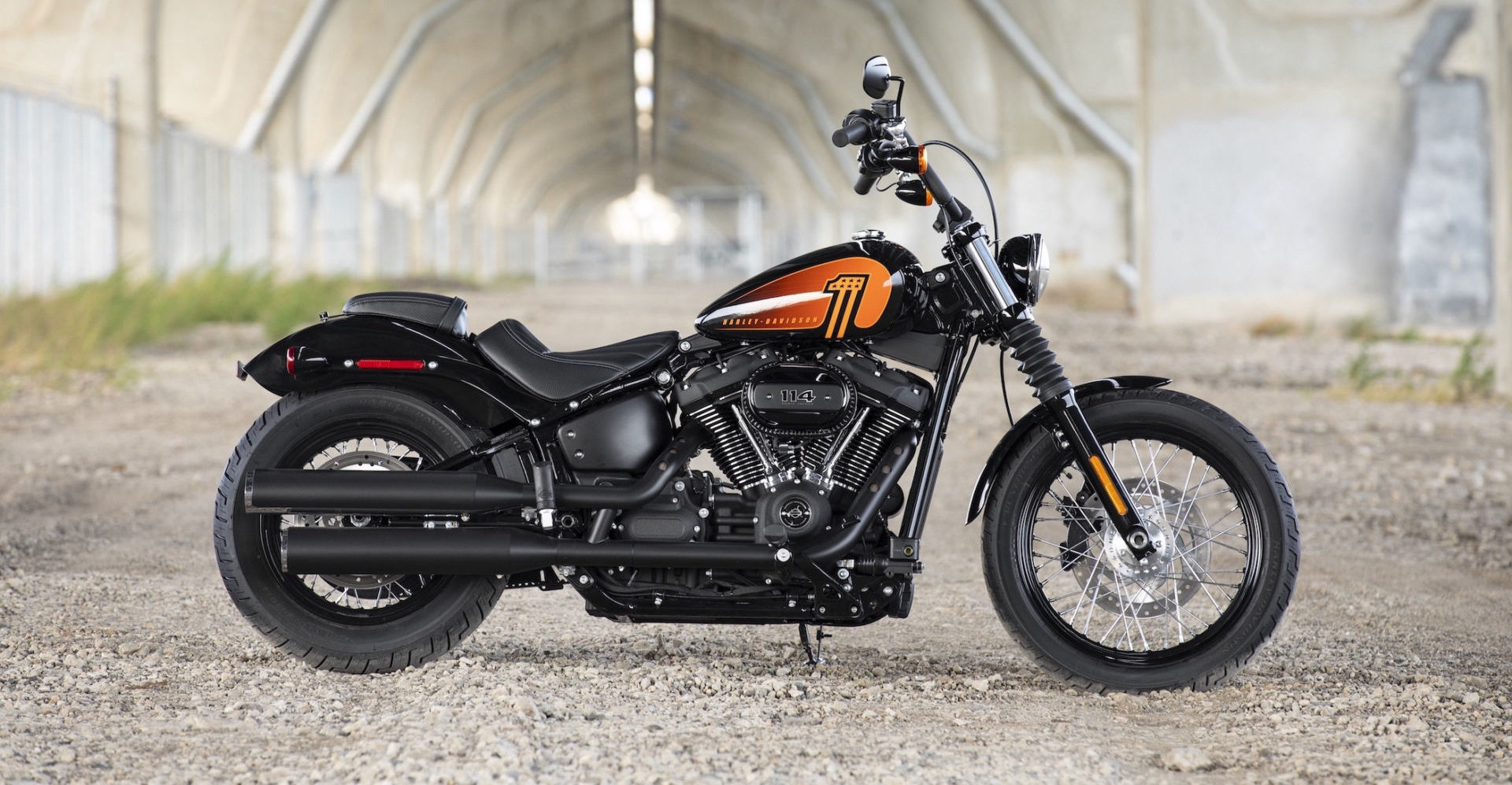 A 2021 Harley-Davidson Street Bob 114. Photo courtesy Harley-Davidson.