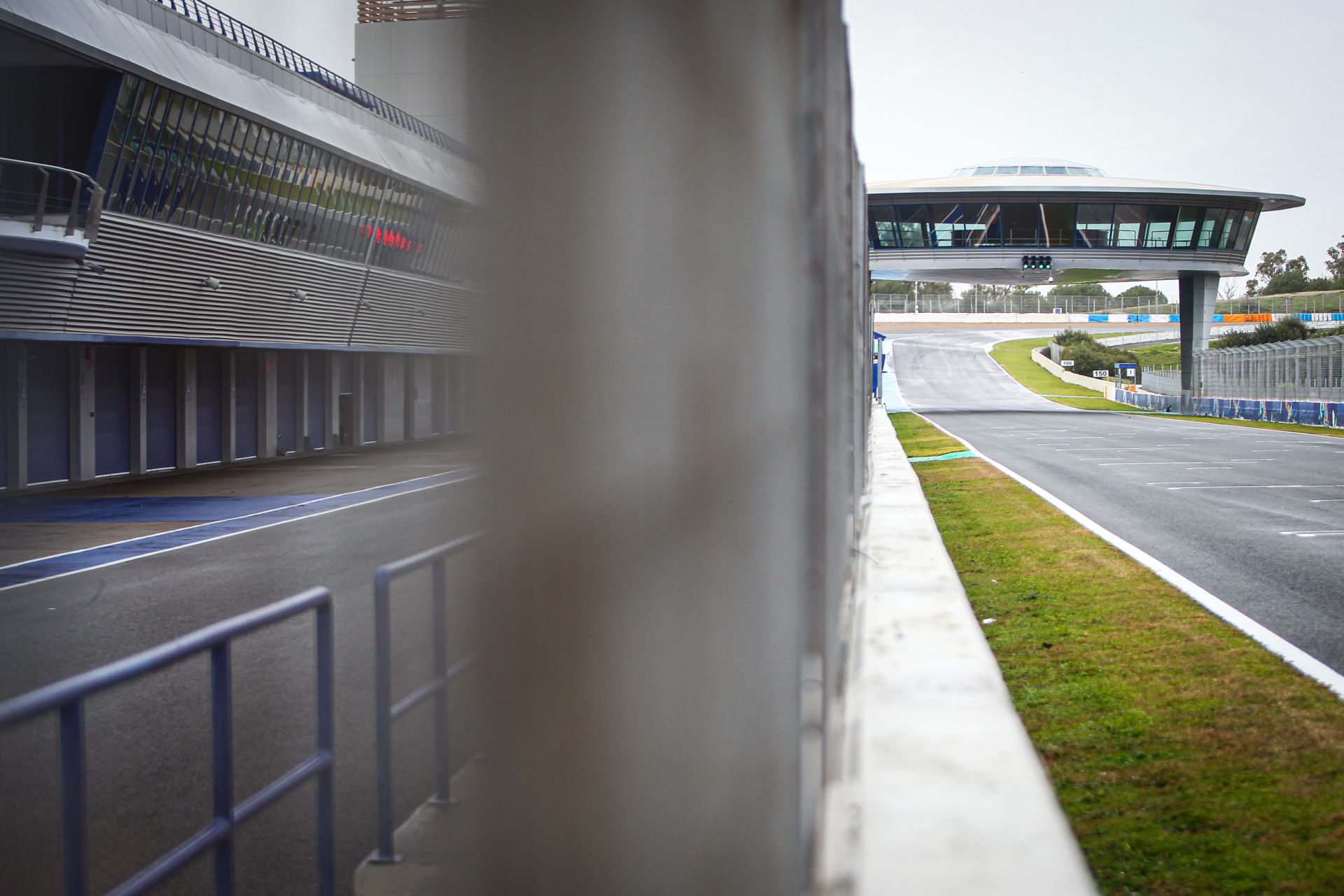 With the rain continuing to fall Thursday and a limited number of private testing days allowed in 2021, World Superbike teams decided to cancel testing at Jerez. Photo courtesy Dorna WorldSBK Press Office.