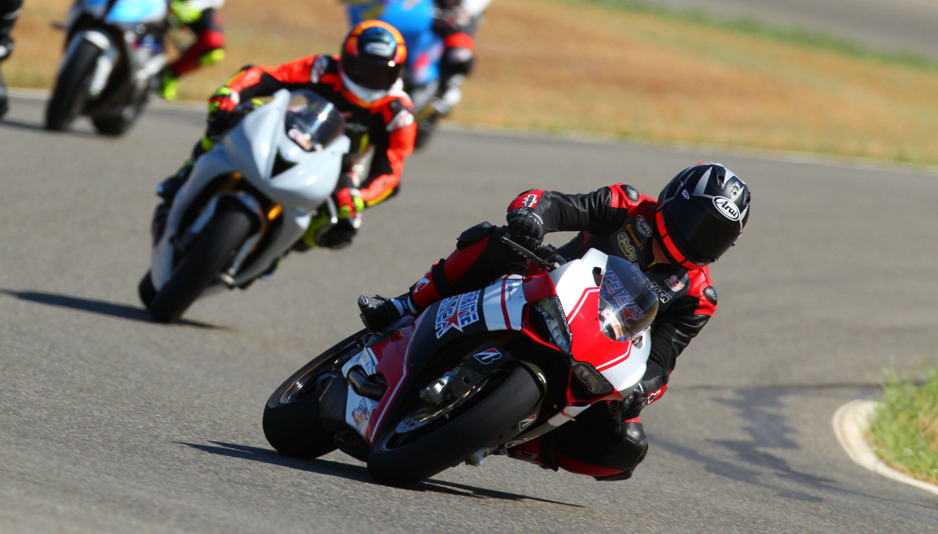 Action from a Superbike-Coach event. Photo courtesy Superbike-Coach.