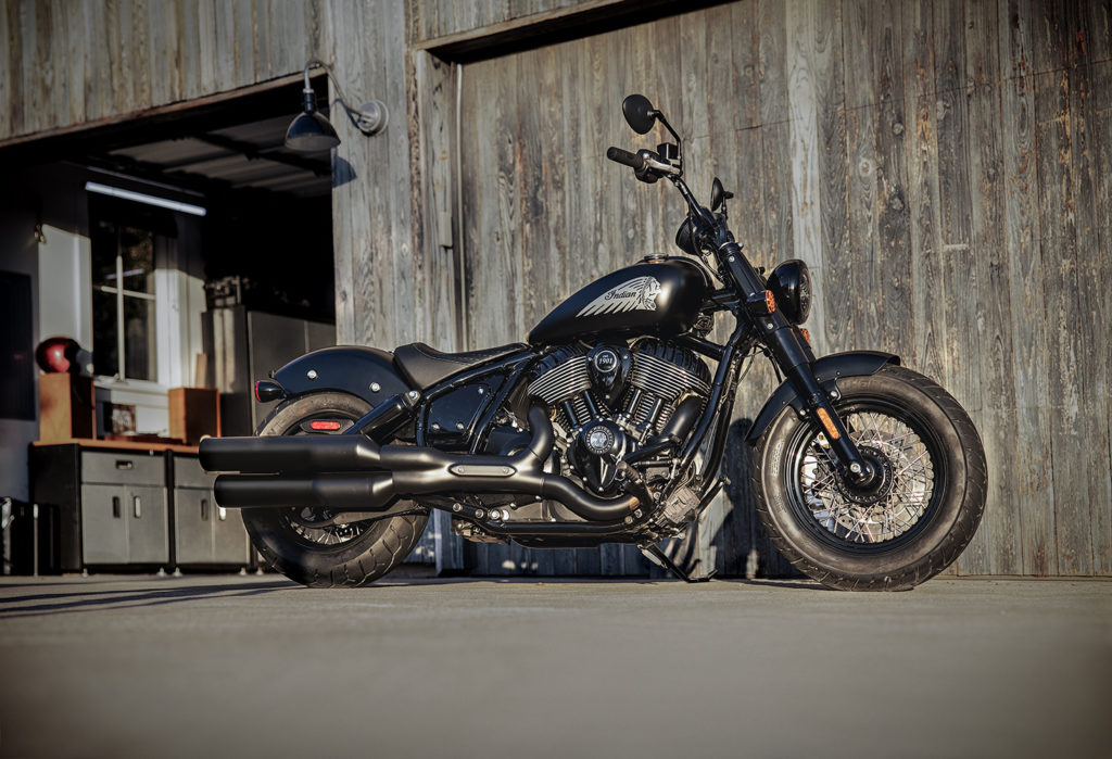 A 2022 Indian Chief Bobber Dark Horse. Photo courtesy Indian Motorcycle.