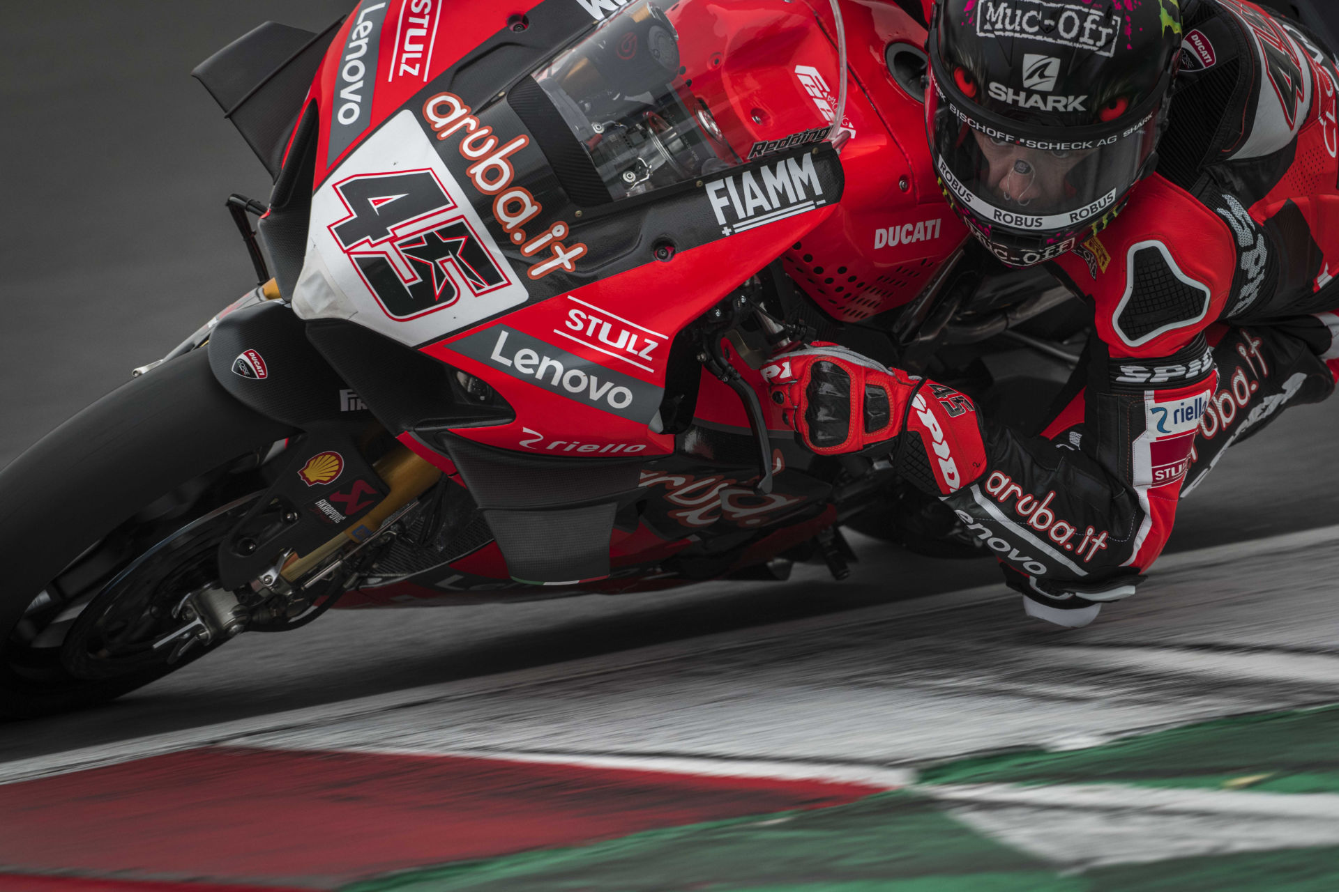 Scott Redding (45). Photo courtesy Aruba.it Racing Ducati.