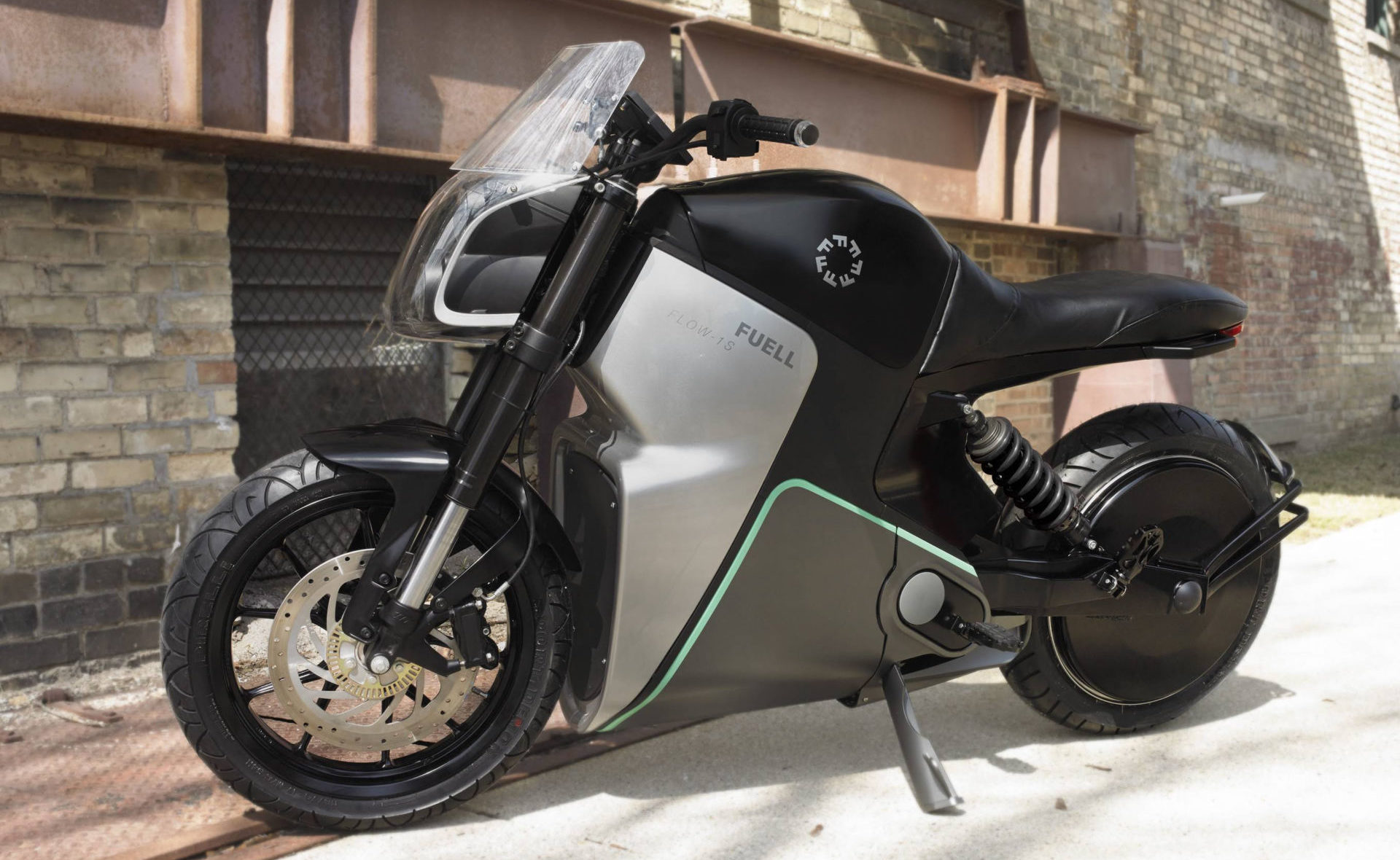 A FUELL Flow electric motorcycle. Photo courtesy FUELL.