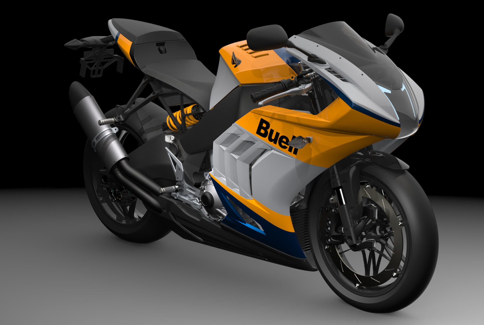 A 2021 Buell Hammerhead 1190RX. Image courtesy Buell Motorcycle.