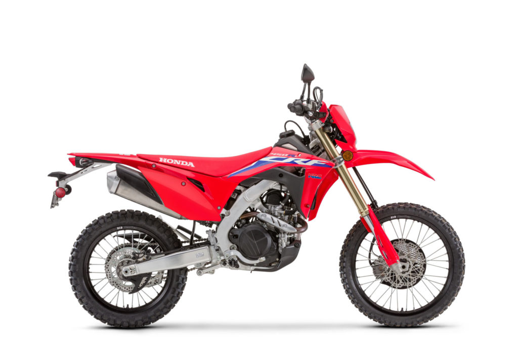 A 2022-model Honda CRF450RL. Photo courtesy American Honda.