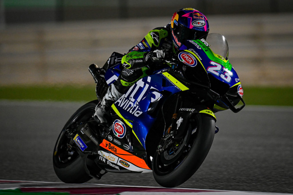 MotoGP rookie Enea Bastianini (23). Photo courtesy Dorna.