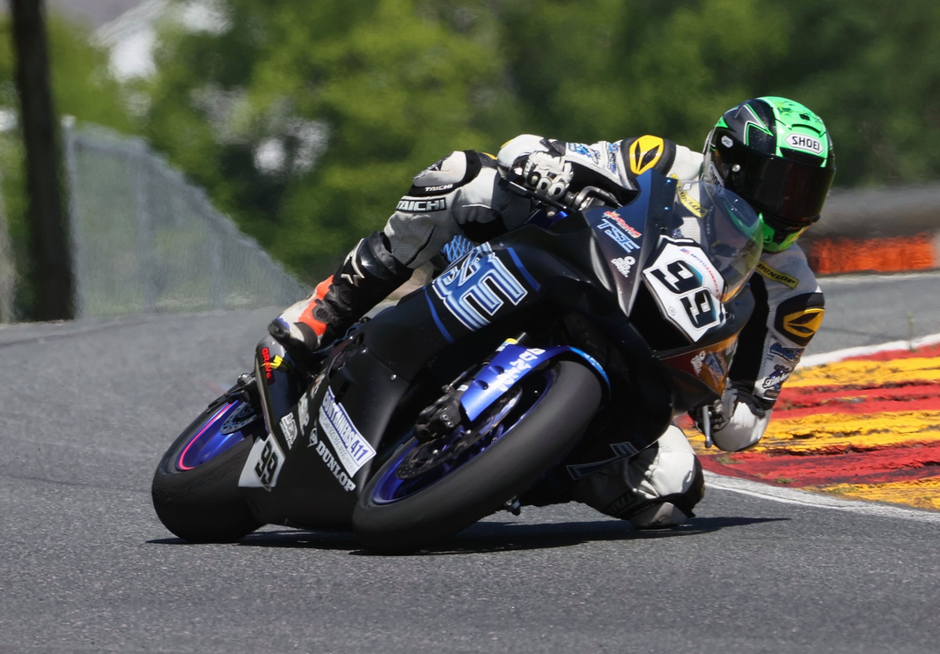 Nate Minster (99) as seen during the 2020 MotoAmerica Supersport Championship. Photo courtesy Pure Attitude Racing.
